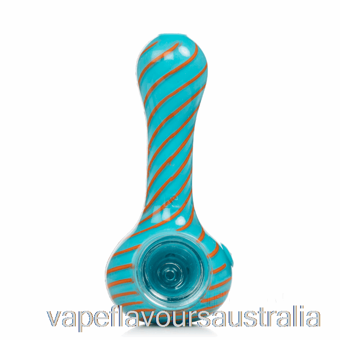 Vape Australia Eyce ORAFLEX Spiral Silicone Spoon Blue / Orange
